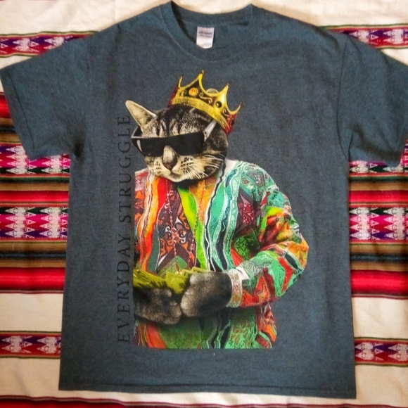 biggie smalls cat shirt